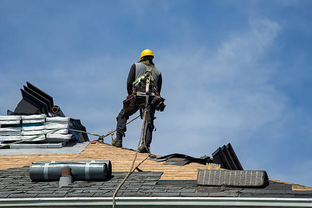Professional Roof Replacement technician working in Means, KY